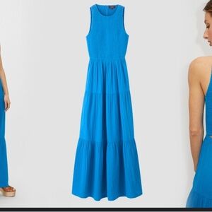 ME + EM Blue Sleeveless Maxi Dress